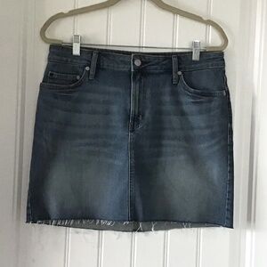 Calvin Klein mini denim skirt